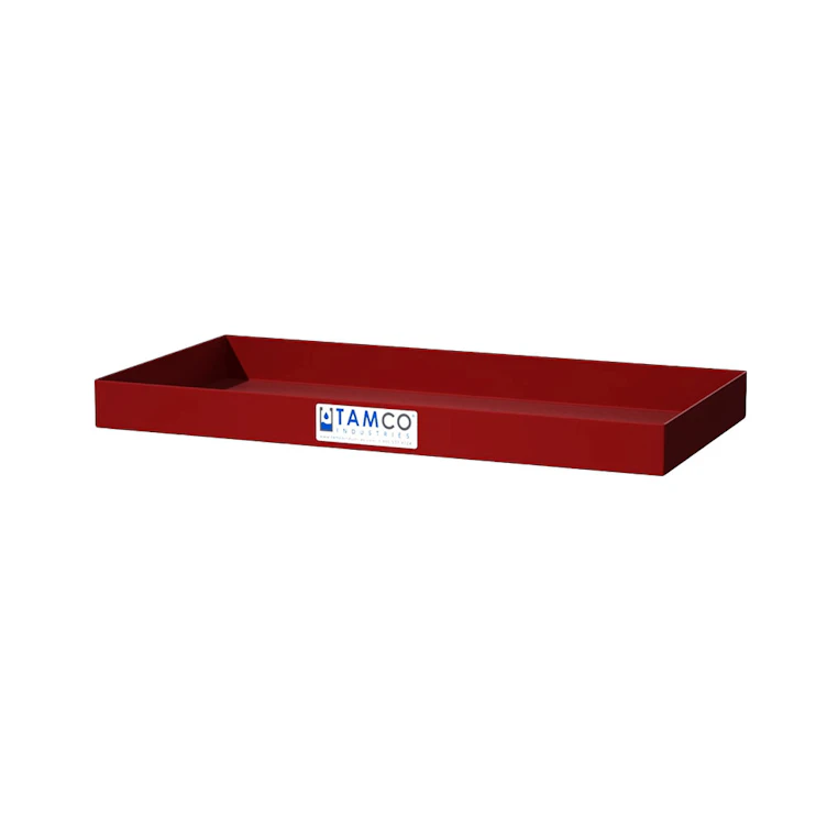 36" L x 18" W x 3" Hgt. Red Tamco® Tray