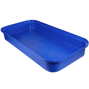 Blue LLDPE Tamco® 2 Drum Spill Tray - 52" L x 26" W x 7" Hgt.
