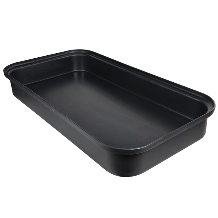 Black LLDPE Tamco® 2-Drum Spill Tray - 52" L x 26" W x 7" Hgt.