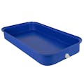 Blue LLDPE Tamco® 2-Drum Spill Tray with Drain - 52" L x 26" W x 7" Hgt.