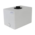 10 Gallon Natural Molded Polyethylene Tamco® Tank with 8" Gasketed Lid & 3/4" FNPT Fitting - 18-1/2" L x 12-1/2" W x 14" Hgt.