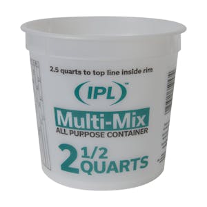 Leaktite® 2-1/2 Quart HDPE Multi-Mix Container (Lid Sold Separately)