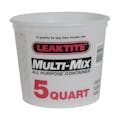 Leaktite® 5 Quart HDPE Multi-Mix Container (Lid Sold Separately)