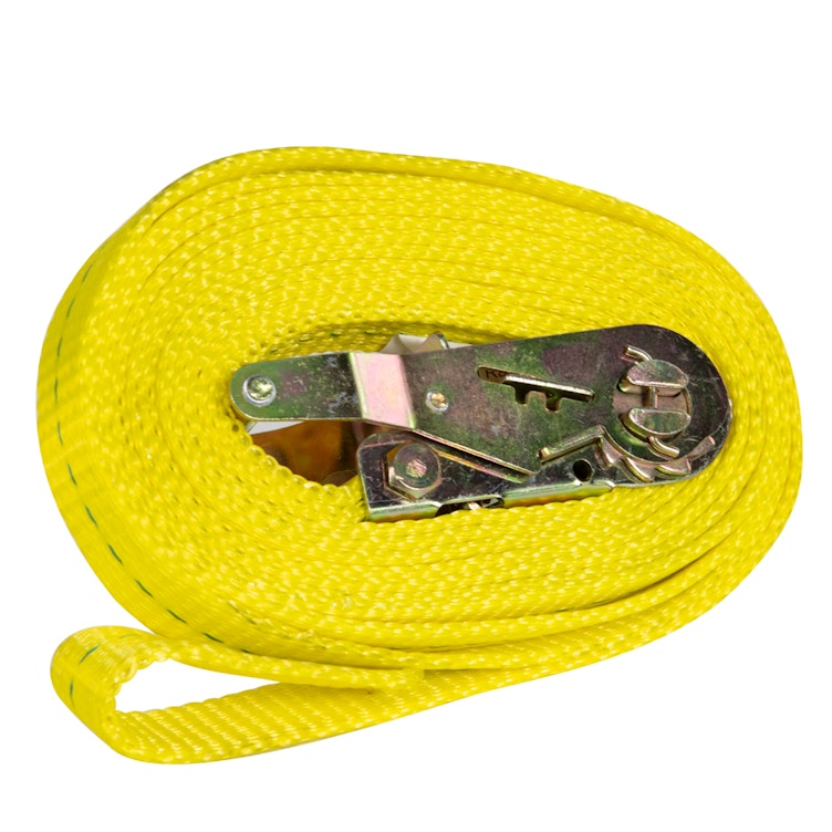 Single Ratchet Strap for Ground Protection Mat