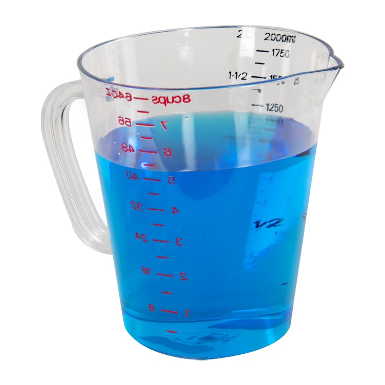 1/2 Gallon Clear Commercial Measuring Cup
