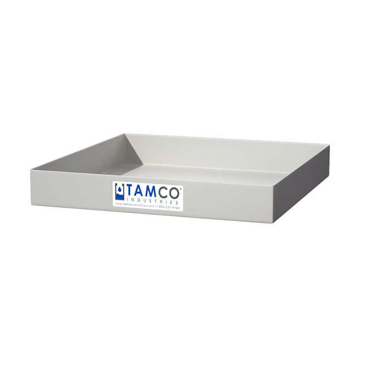20" L x 20" W x 3" Hgt. White Tamco® Tray