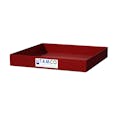 20" L x 20" W x 3" Hgt. Red Tamco® Tray