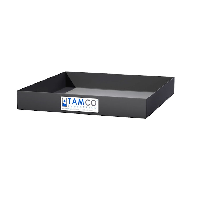 20" L x 20" W x 3" Hgt. Slate Gray Tamco® Tray