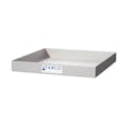 24" L x 24" W x 3" Hgt. White Tamco® Tray