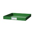 24" L x 24" W x 3" Hgt. Green Tamco® Tray