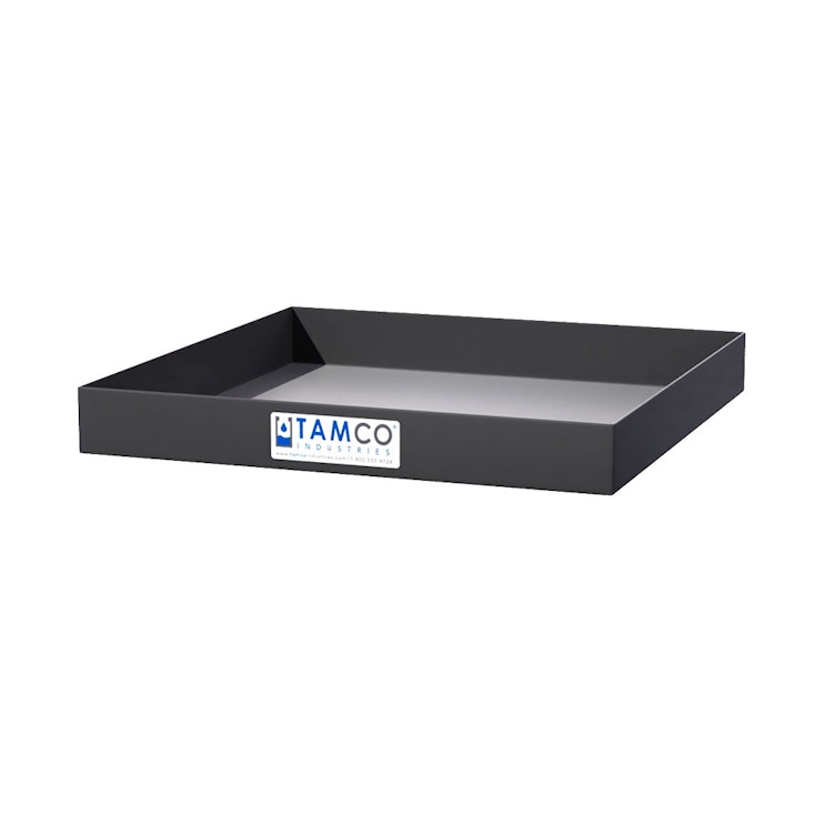 24" L x 24" W x 3" Hgt. Slate Gray Tamco® Tray
