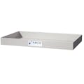 30" L x 18" W x 3" Hgt. White Tamco® Tray