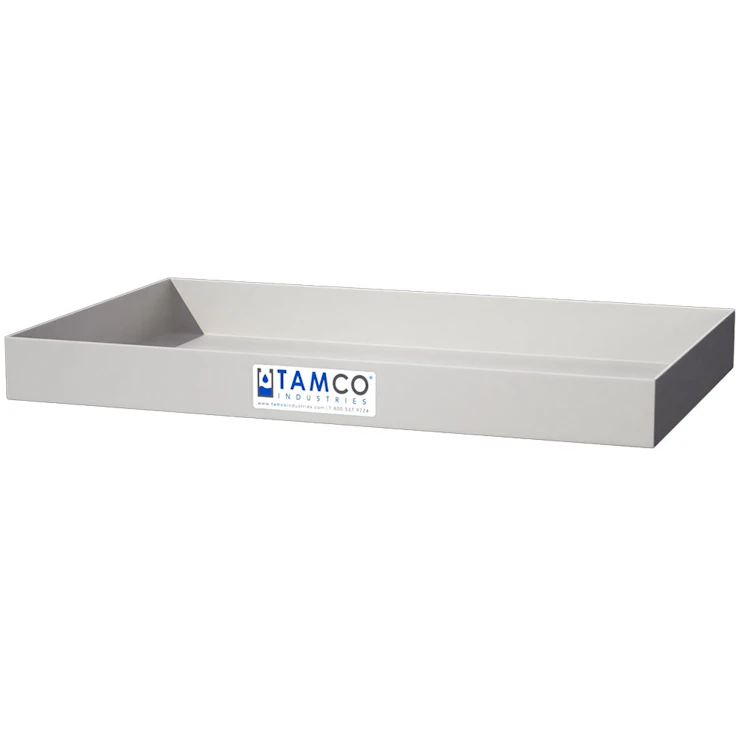 30" L x 18" W x 3" Hgt. White Tamco® Tray