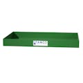 30" L x 18" W x 3" Hgt. Green Tamco® Tray