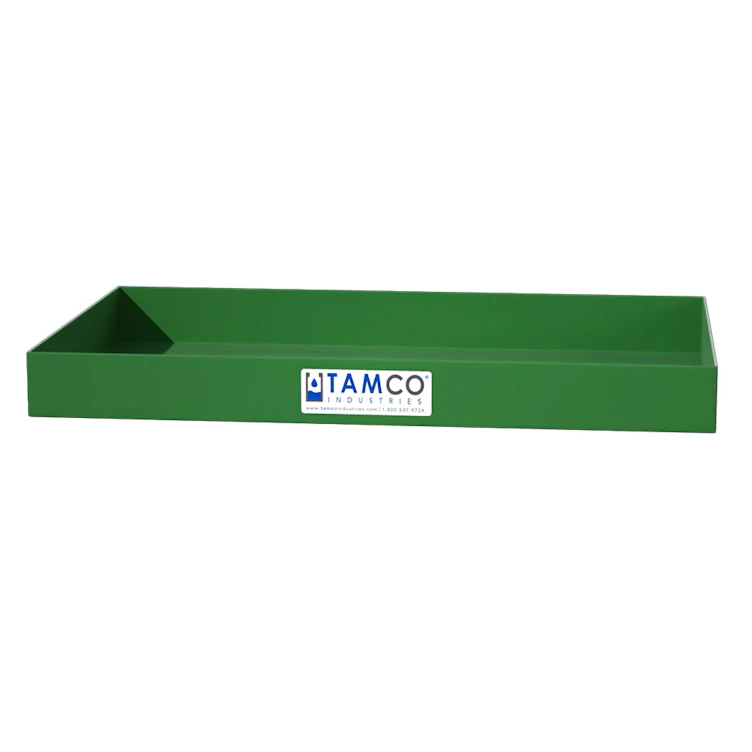 30" L x 18" W x 3" Hgt. Green Tamco® Tray