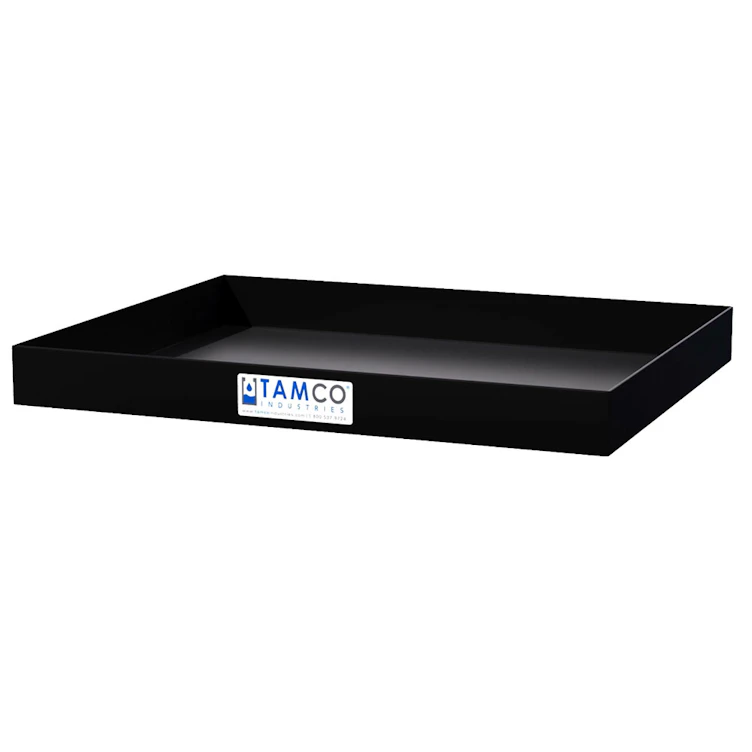 30" L x 24" x 3" Hgt. Black Tamco® Tray