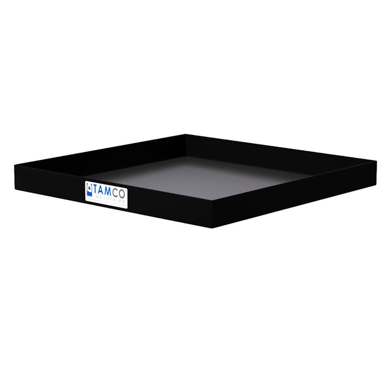 30" L x 30" W x 3" Hgt. Black Tamco® Tray