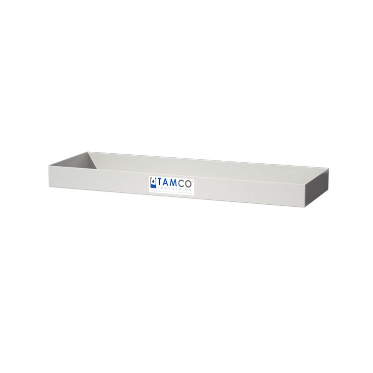 36" L x 12" W x 3" Hgt. White Tamco® Tray