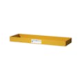36" L x 12" W x 3" Hgt. Yellow Tamco® Tray