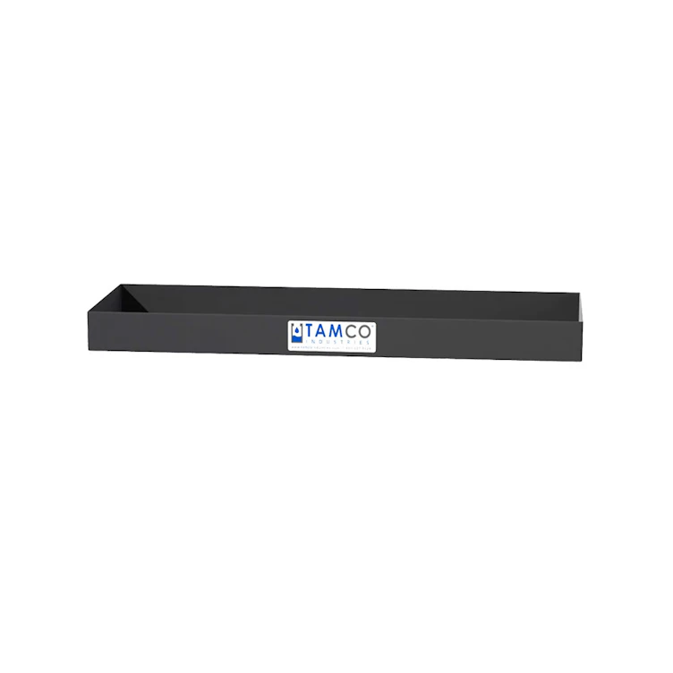 36" L x 12" W x 3" Hgt. Slate Gray Tamco® Tray