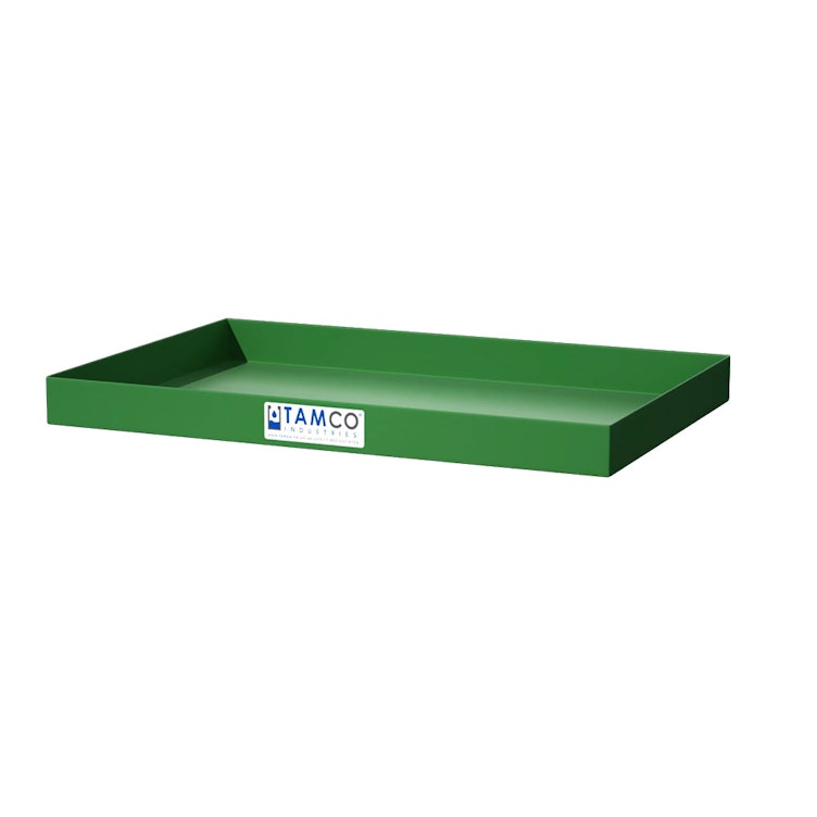 36" L x 24" W x 3" Hgt. Green Tamco® Tray