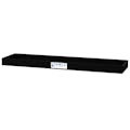 48" L x 12" W x 3" Hgt. Black Tamco® Tray