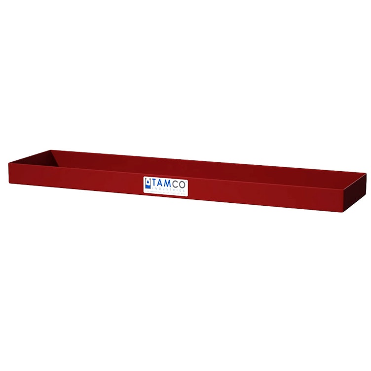 48" L x 12" W x 3" Hgt. Red Tamco® Tray