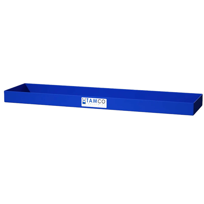 48" L x 12" W x 3" Hgt. Blue Tamco® Tray