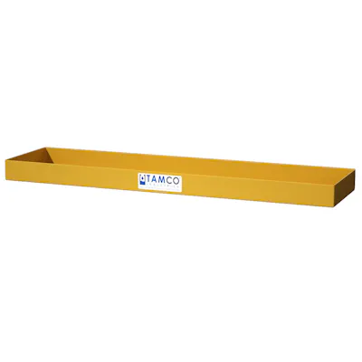 48" L x 12" W x 3" Hgt. Yellow Tamco® Tray