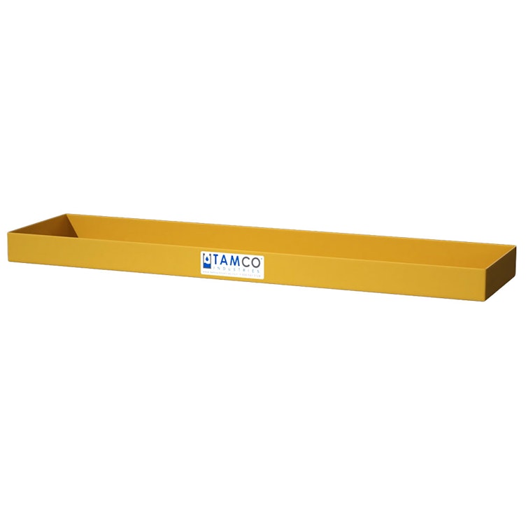 48" L x 12" W x 3" Hgt. Yellow Tamco® Tray