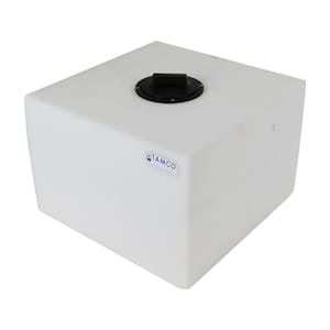 15 Gallon Natural Molded Polyethylene Tamco® Tank with 8" Gasketed Lid - 18-1/2" L x 18-1/2" W x 12-1/2" Hgt.
