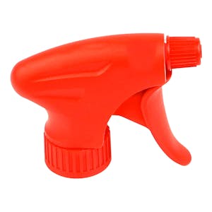 28/400 Red Polyethylene Contour® Sprayer with 9-7/8" Dip Tube (Bottle Sold Separately)