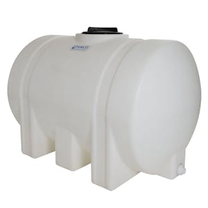 125 Gallon Natural Tamco® Leg Tank with 8" Gasketed Lid & 3/4" End Fitting - 48" L x 29-1/2" W x 31" Hgt.