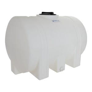 200 Gallon Natural Tamco® Leg Tank with 8" Plain Lid & 2" Side Fitting - 52" L x 34" W x 38" Hgt.