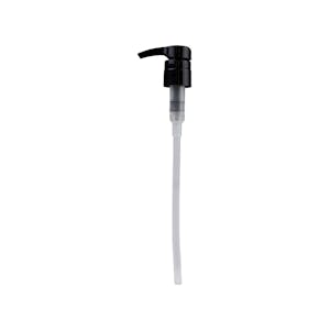 28/410 Black Showerproof Pump with 4mL Output & 9-7/32" Dip Tube