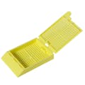 Yellow Biopsy Cassettes with Lids