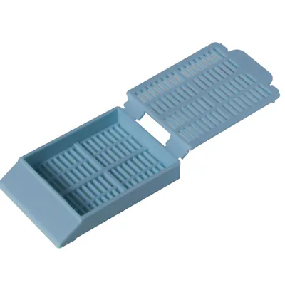 Blue Tissue Cassettes with Lids
