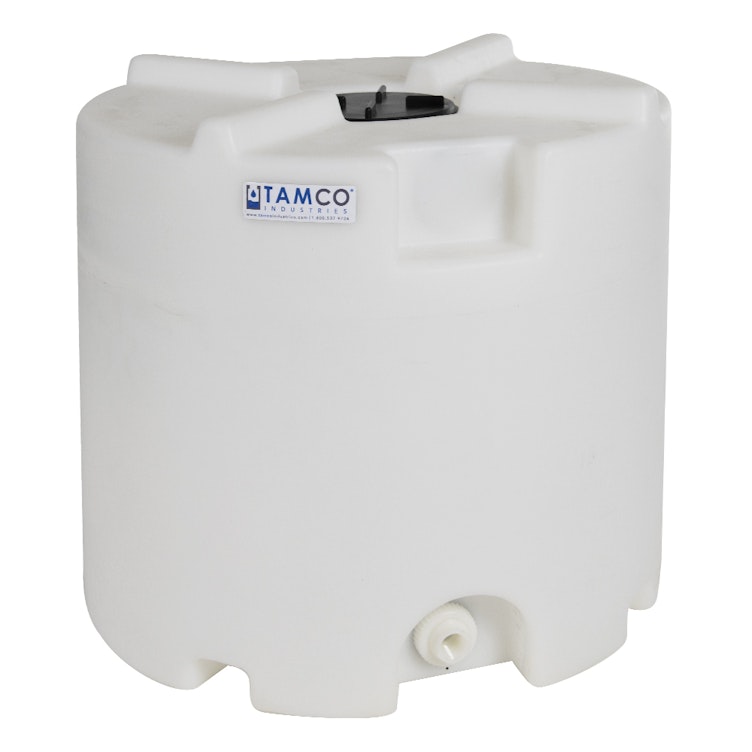 35 Gallon Natural Tamco® Stackable Storage Tank - 24" Dia. x 22-3/4" Hgt.