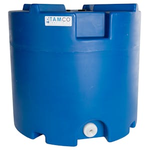 35 Gallon Blue Tamco® Stackable Storage Tank - 24" Dia. x 22-3/4" Hgt.