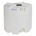35 Gallon Natural Tamco® Stackable Storage Tank with Fill & Empty Ports - 24" Dia. x 22-3/4" Hgt.