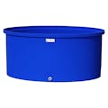 100 Gallon Blue Oval Tamco® Containment Tank with 3/4" Side Drain - 50-1/2" L x 32-1/2" W x 22-3/4" Hgt.
