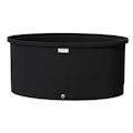100 Gallon Black Oval Tamco® Containment Tank with 3/4" Side Drain - 50-1/2" L x 32-1/2" W x 22-3/4" Hgt.