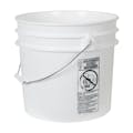 3-1/2 Gallon White Bucket