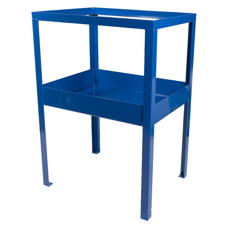 Blue Powder-Coated Steel Tank Stand for 25 Gallon Tamco® Total Drain Tank
