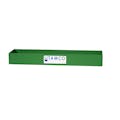 24" L x 6" W x 3" Hgt. Green Tamco® Tray
