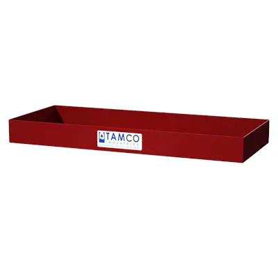 30" L x 12" W x 3" Hgt. Red Tamco® Tray