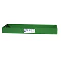 30" L x 12" W x 3" Hgt. Green Tamco® Tray