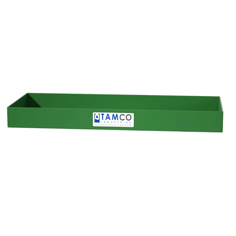 30" L x 12" W x 3" Hgt. Green Tamco® Tray