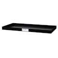 48" L x 24" W x 3" Hgt. Black Tamco® Tray