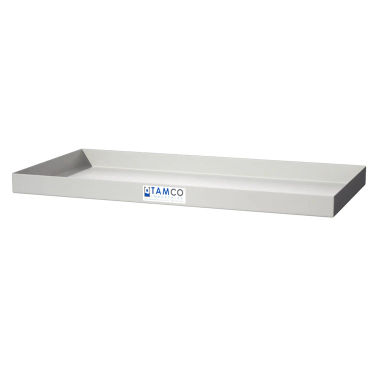 48" L x 24" W x 3" Hgt. White Tamco® Tray